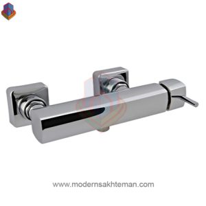 شیر توالت شودر مدل یونیک کروم مات