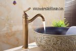 شیر روشویی پایه بلند زیتونی لوکس خارجی مدل ZT1706 - Image 2