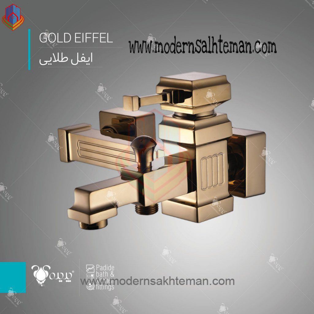۲۰۱۹-۱۲-۱۸-۱۶-۱۵-۲۹ شیر دوش (حمام) پدیده مدل ایفل طلایی - Image 1
