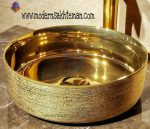 کاسه روشویی لوکس وارداتی طلایی GLD_3380 - Image 2